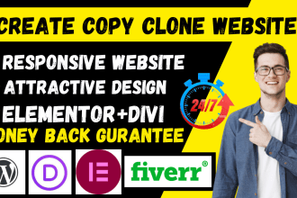 copy clone website and clone wordpress website