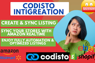 do shopify integration through codisto, marketplace connect to ebay amazon