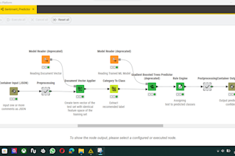 do analytics, data science in knime, rapidminer and python