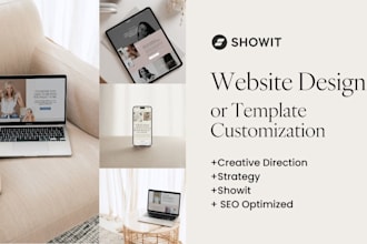 design or redesign your showit website