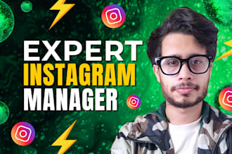 be your instagram manager to grow your brand business