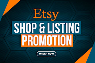 do  etsy store promotion and etsy listing promotion