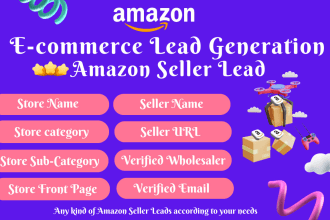 do amazon seller lead generation and provide others ecommerce leads