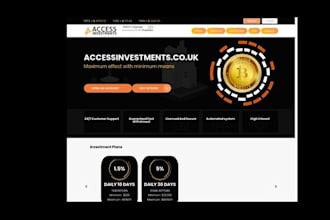create your any investment website