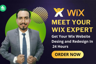create wix website, design and redesign wix website
