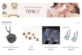design 7 figure jewelry shopify store wristwatch jewelry website dropshipping