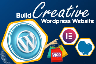build responsive wordpress website design on elementor pro or wpbakery