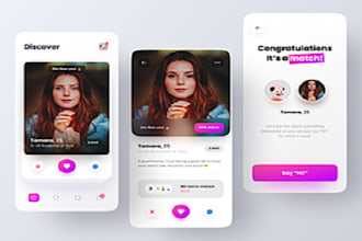 develop dating app, tinder clone app, dating website, social media app