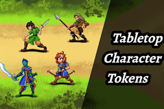 draw your character as a token for digital tabletops