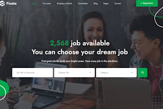 build a job board website, recruitment website and staffing website