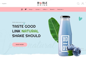 design sparkling beverages shopify website wine store beverages shopify store