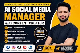 be your ai social media manager and ai content creator