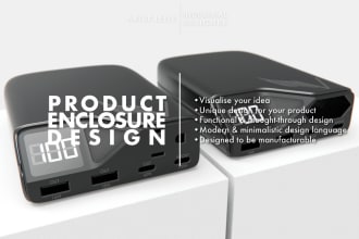 design a product enclosure for the pcb and electronics