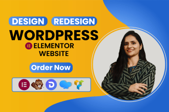 be your elementor expert for wordpress websites