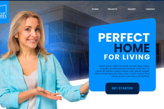 design professional real estate agent website, real auction website