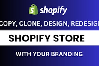 copy, clone, duplicate shopify store with elegant designs