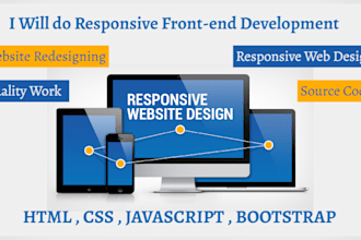 do responsive frontend development