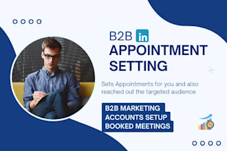 be your b2b appointment setter and b2b sales manager