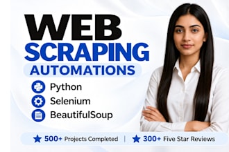 do web scraping and data scraping