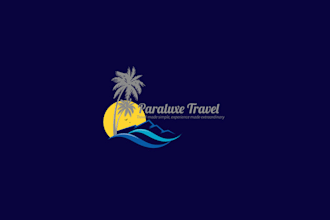 design extraordinary minimalist travel agency logo