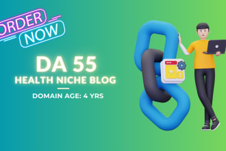 do high quality guest post on my da 55 premium health niche website