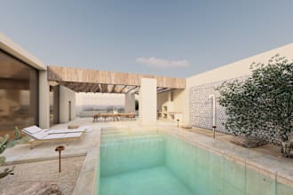 design render backyard roof garden all type of landscapes