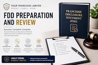 franchise lawyer to prepare, review and draft franchise disclosure document fdd