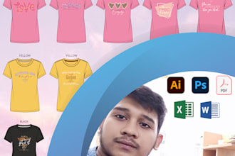 create eye catching typography t shirt design boys and girls