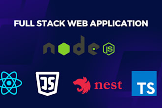 build a web application using react js nest js and mongodb