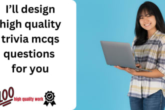 design custom trivia quiz questions for you