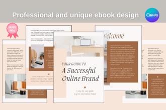 design custom and unique ebook in canva