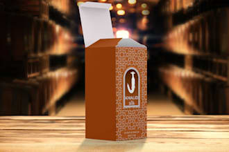 design luxury perfume box, bottle label, and packaging