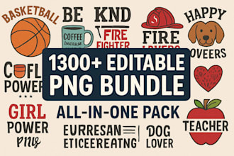 provide 1600 editable designs ready to print for pod