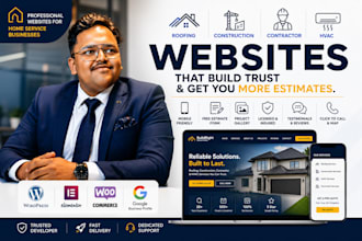 design roofing, construction, contractor, hvac website