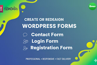 create or fix contact, signup, and popup forms on wordpress or any website