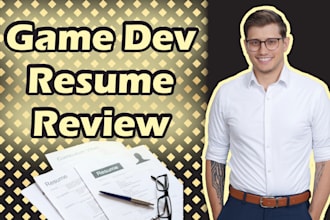 review your game dev resume or portfolio