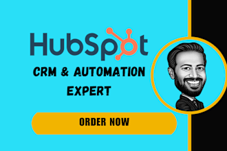 setup hubspot workflow automation and integration as a CRM expert consultant