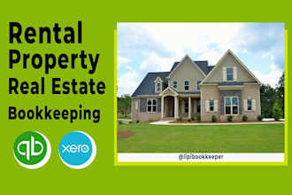 do bookkeeping for property, real estate, flipping in qbo