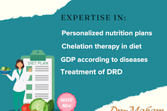 be your dietitian and provide modern dietary plans