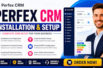 install, configure, setup and customize perfex CRM for your business
