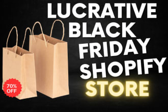 design lucrative black friday shopify store black friday website dropshipping