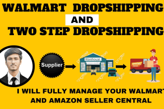 do walmart dropshipping also two step and wfs as a virtual assistant