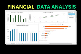 do financial analytics and financial dashboard reporting