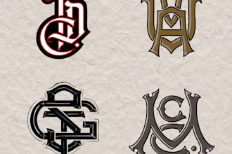 made monogram, logo, clothing design, apparel