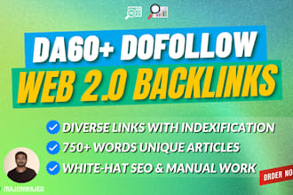 build dofollow web 2 0 backlinks white hat SEO manually