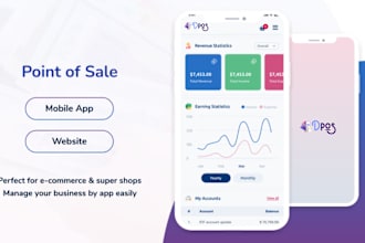make pos system for mobile and website for retail businesses