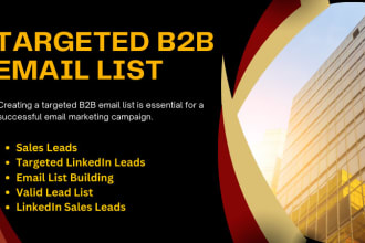 build targeted b2b email lists for effective lead generation