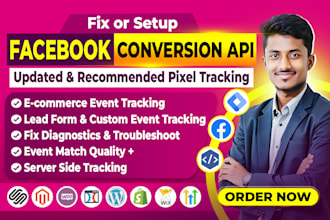 fix or set facebook pixel conversion API, server side tracking with GTM