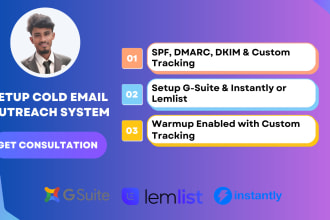setup cold email outreach system