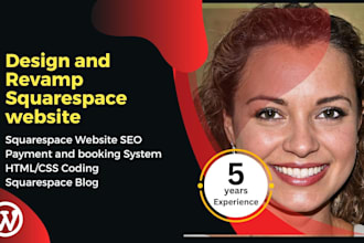 develop squarespace website design, redesign squarespace website development